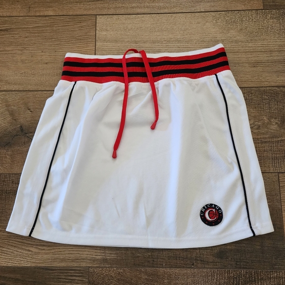 Vintage Regal Wear Chicago Hooded Vest & Skirt Set Women XL, Youth Sz 2XL Red - Picture 6 of 9